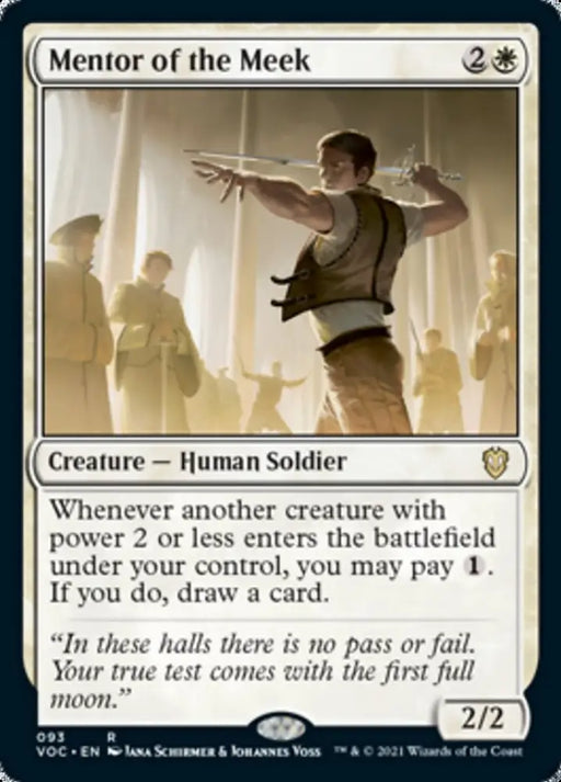 Mentor of the Meek [Innistrad: Crimson Vow Commander] - MTG Single