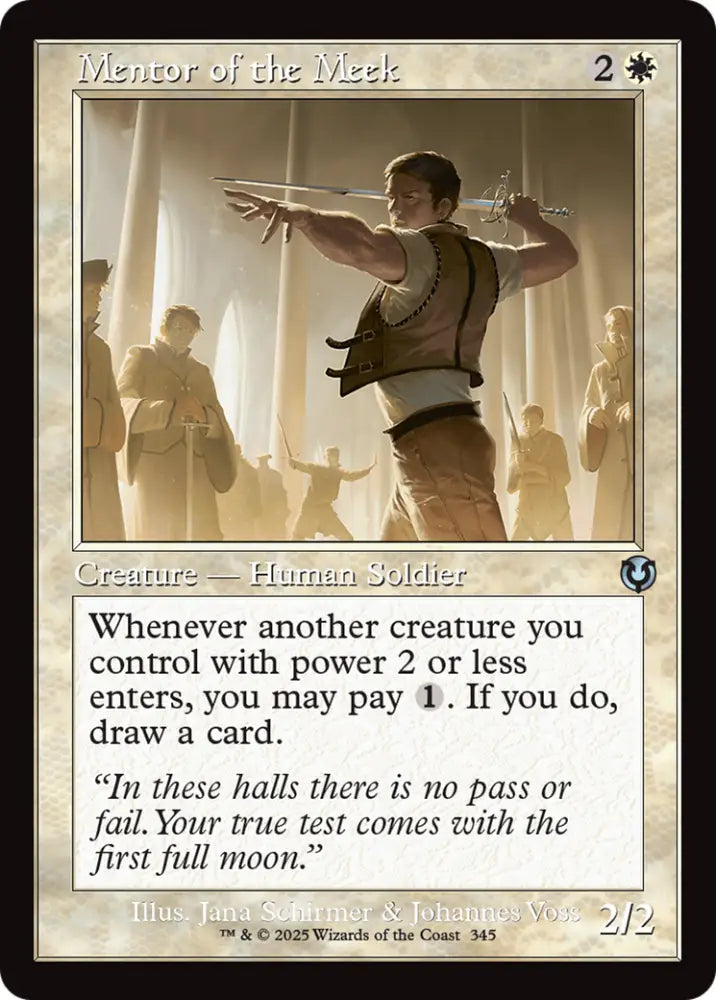 Mentor of the Meek (Retro Frame) [Innistrad Remastered] - MTG Single