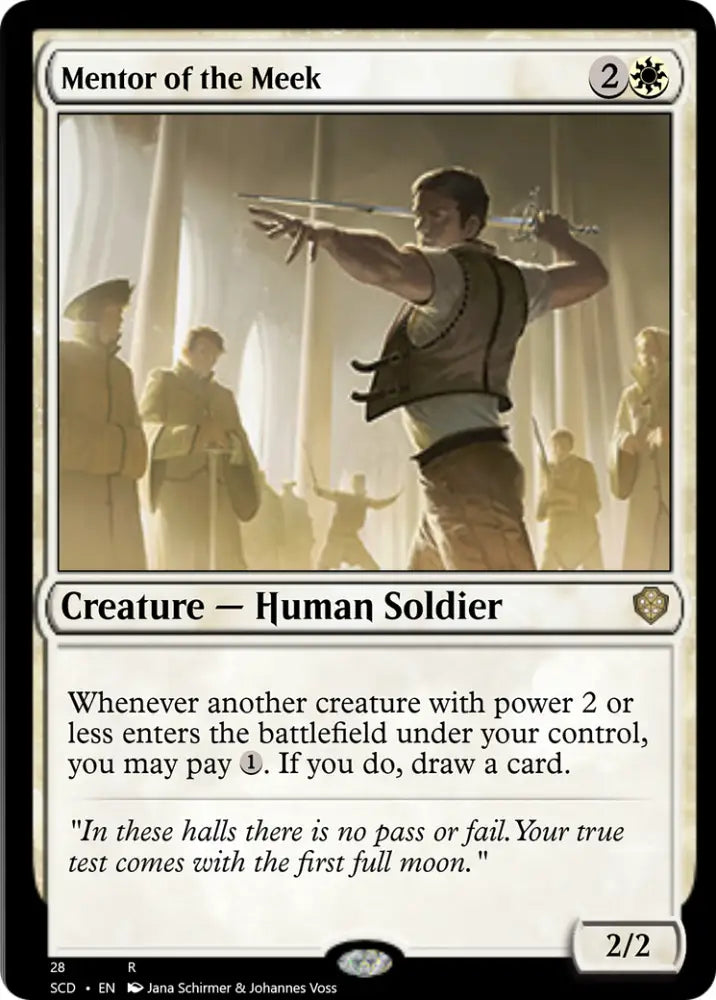 Mentor of the Meek [Starter Commander Decks] - MTG Single
