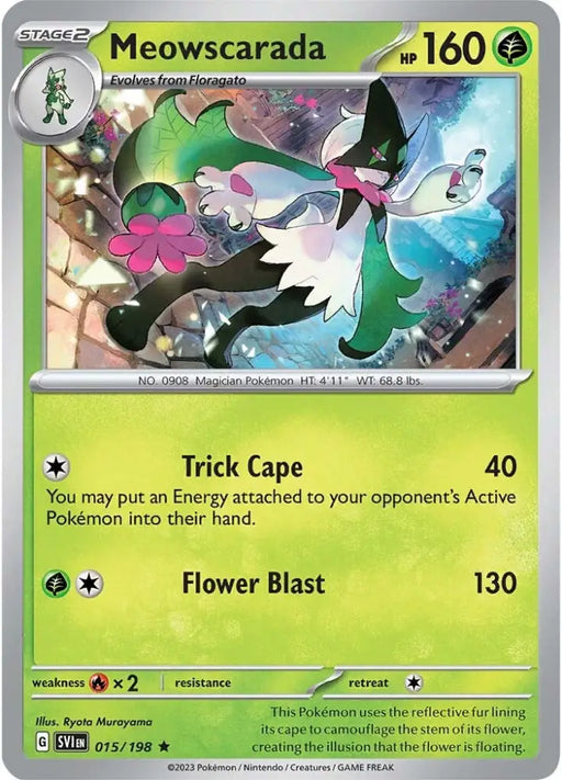 Meowscarada (015/198) [Scarlet & Violet: Base Set] - Pokemon Single