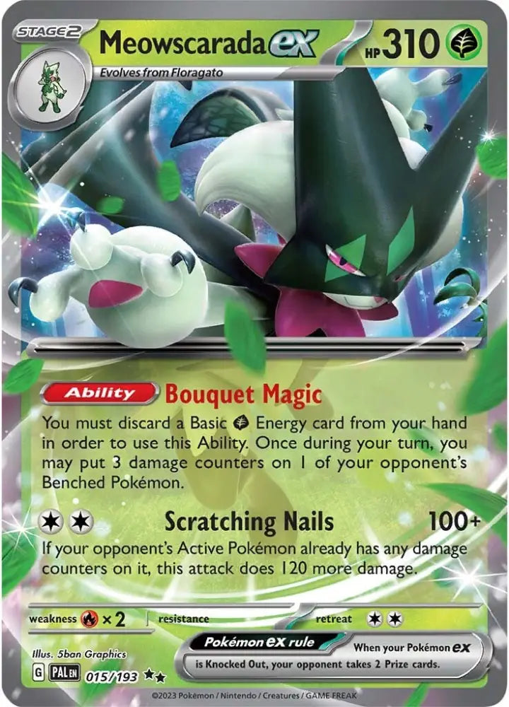 Meowscarada ex (015/193) [Scarlet & Violet: Paldea Evolved] - Pokemon Single