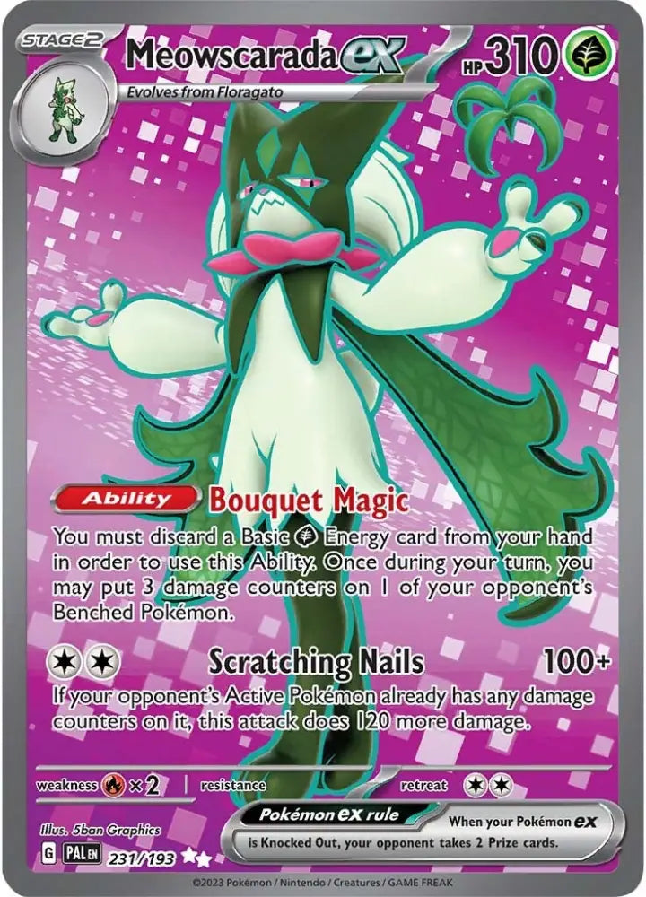 Meowscarada ex (231/193) [Scarlet & Violet: Paldea Evolved] - Pokemon Single