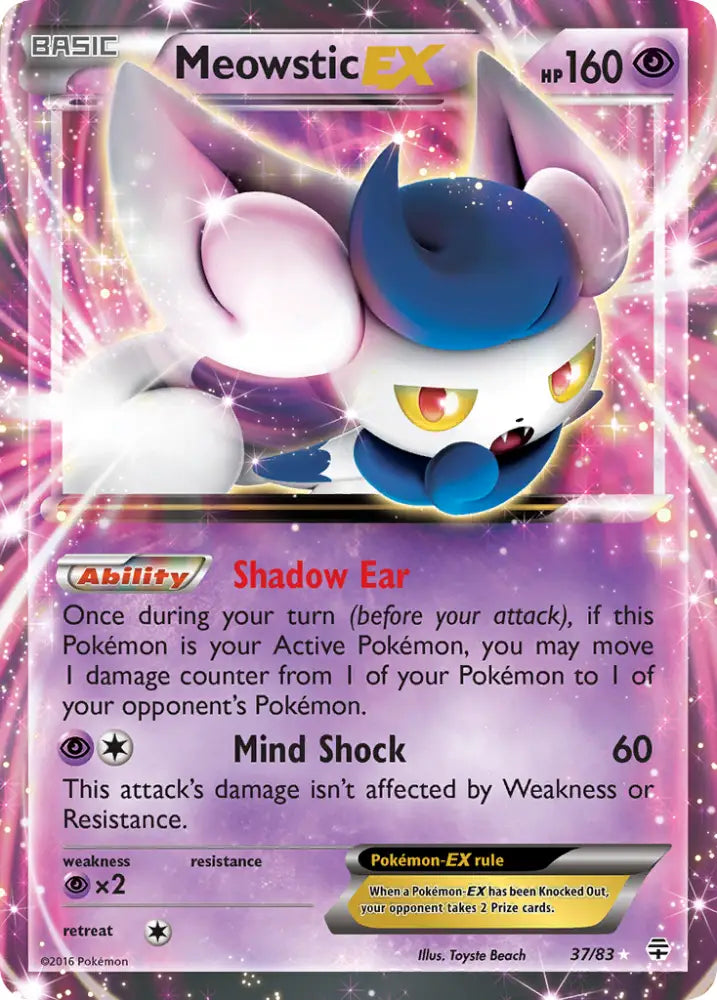 Meowstic EX (37/83) [XY: Generations] - Pokemon Single