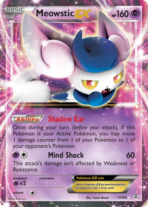 Meowstic EX (37/83) [XY: Generations] - Pokemon Single