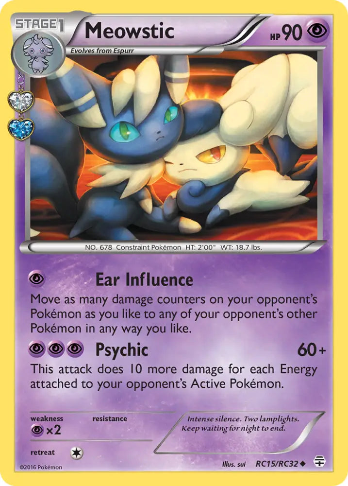 Meowstic (RC15/RC32) [XY: Generations] - Pokemon Single