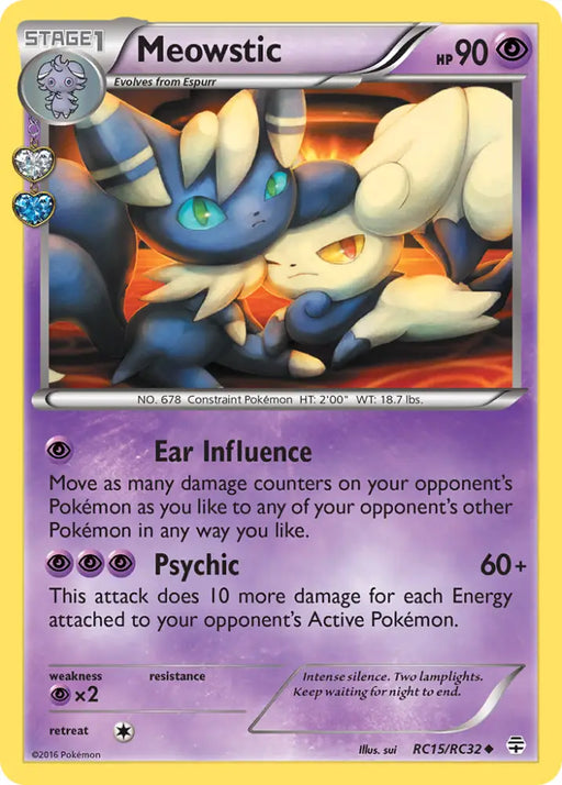 Meowstic (RC15/RC32) [XY: Generations] - Pokemon Single