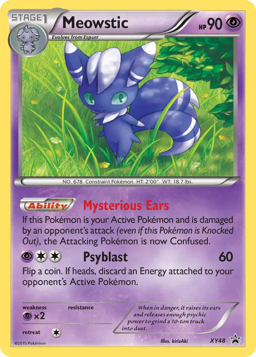 Meowstic (XY48) [XY: Black Star Promos] - Pokemon Single