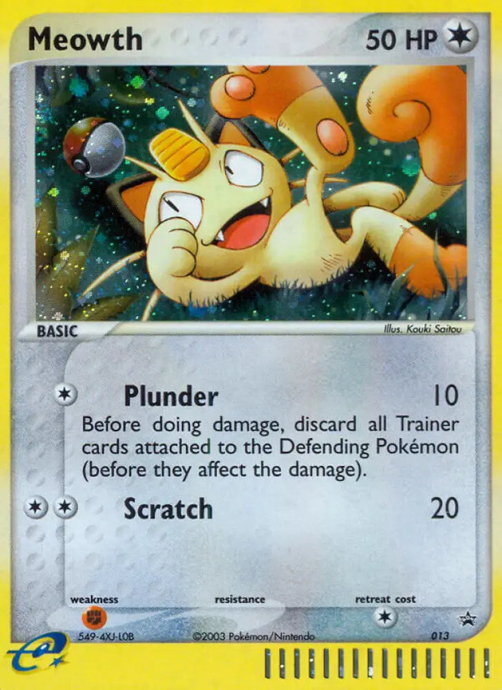 Meowth (013) [Nintendo: Black Star Promos] - Pokemon Single