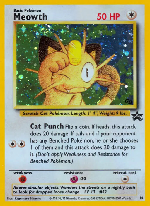 Meowth (10) [Wizards of the Coast: Black Star Promos] - Pokemon Single