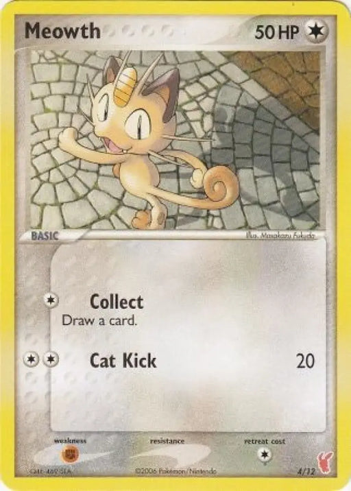Meowth (4/12) [EX: Trainer Kit 2 - Plusle] - Pokemon Single