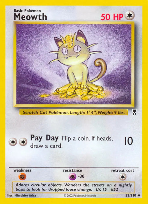 Meowth (53/110) [Legendary Collection] - Pokemon Single