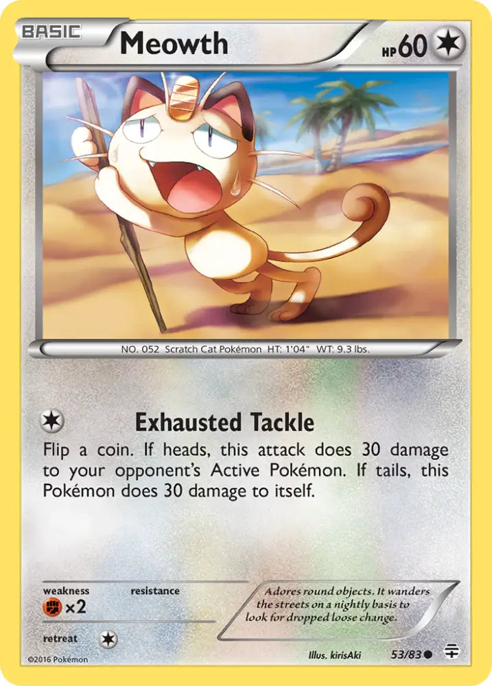 Meowth (53/83) [XY: Generations] - Pokemon Single