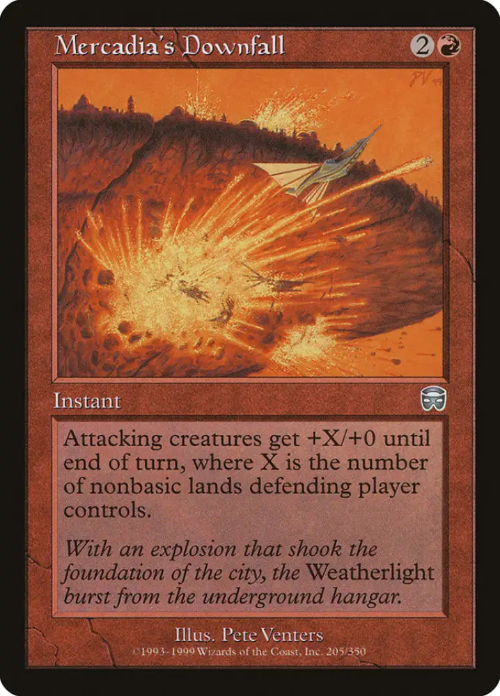 Mercadia’s Downfall [Mercadian Masques] - MTG Single