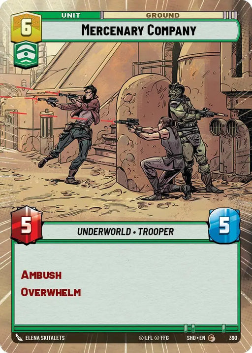 Mercenary Company (Hyperspace) (390) [Shadows of the Galaxy] - Star Wars: Unlimited Single
