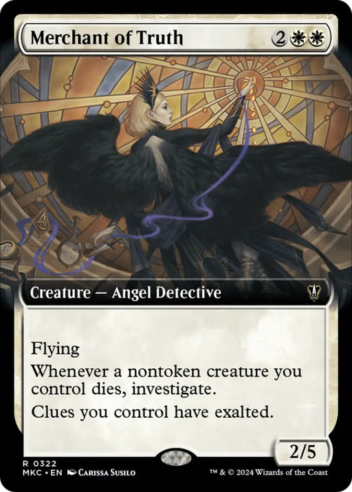 Merchant of Truth (Extended Art) [Murders at Karlov Manor Commander] - MTG Single