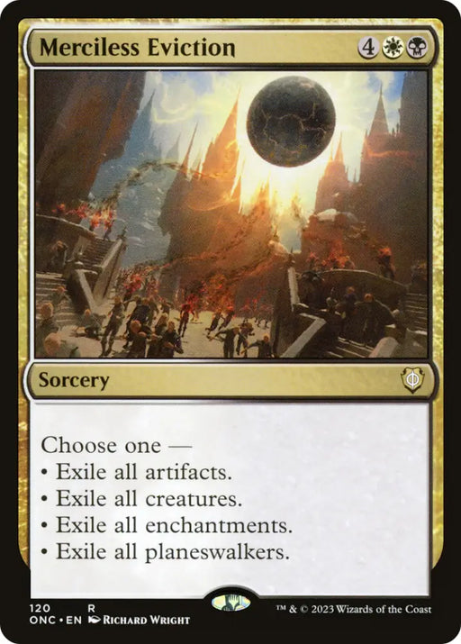 Merciless Eviction [Phyrexia: All Will Be One Commander] - MTG Single