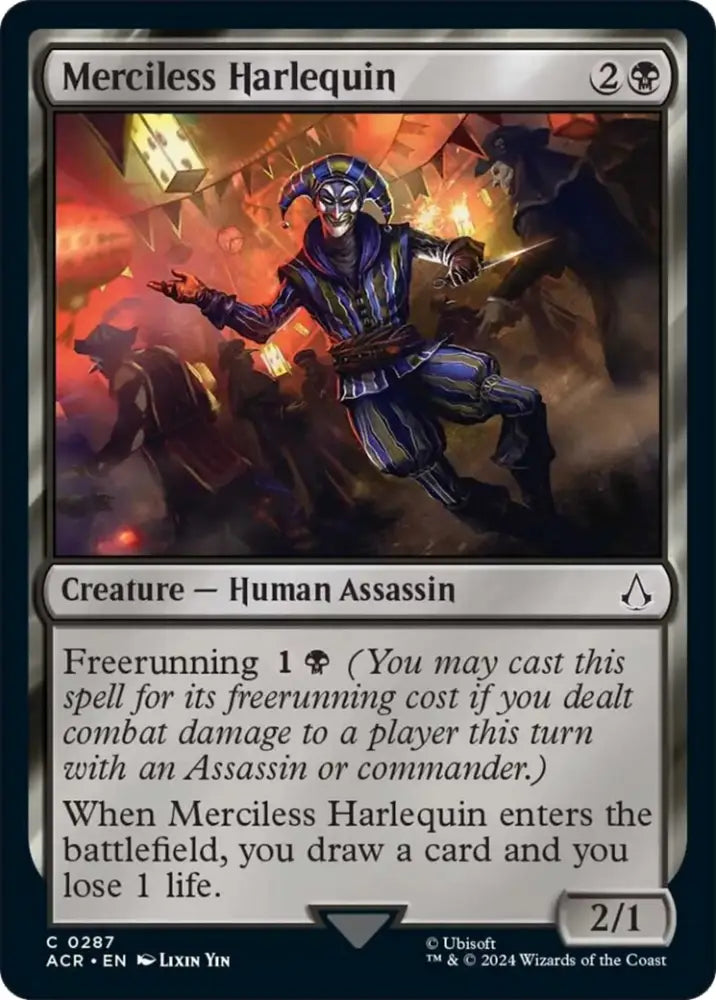 Merciless Harlequin [Assassin’s Creed] - MTG Single