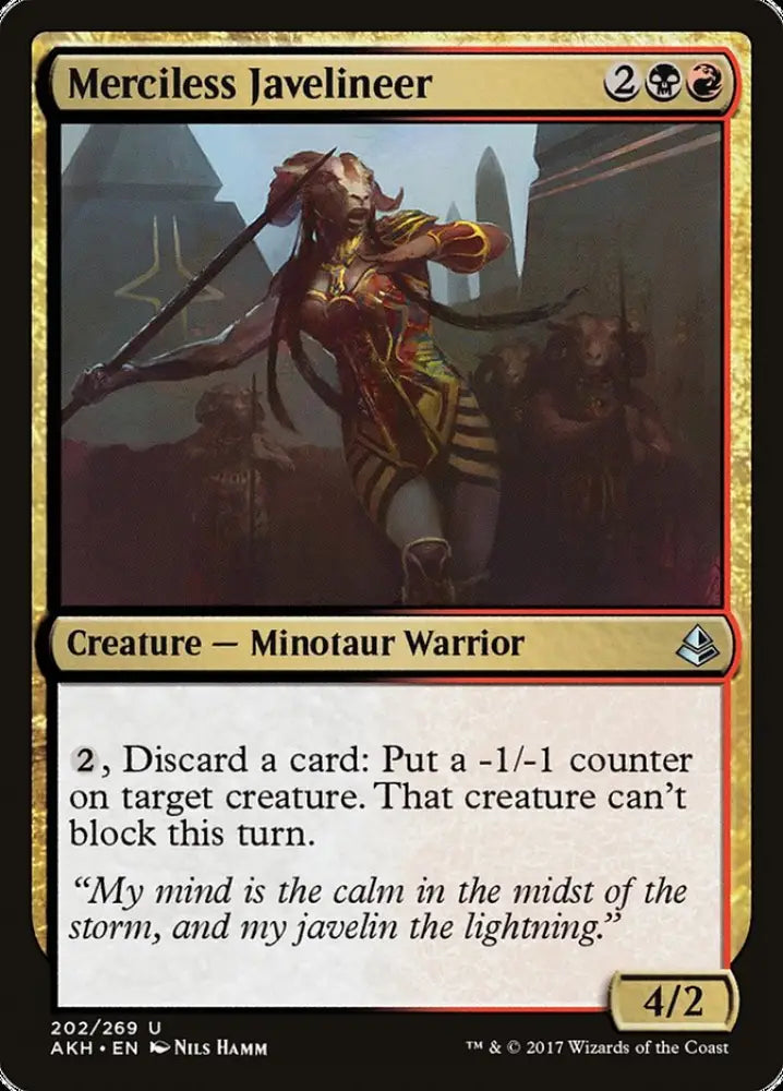 Merciless Javelineer [Amonkhet] - MTG Single