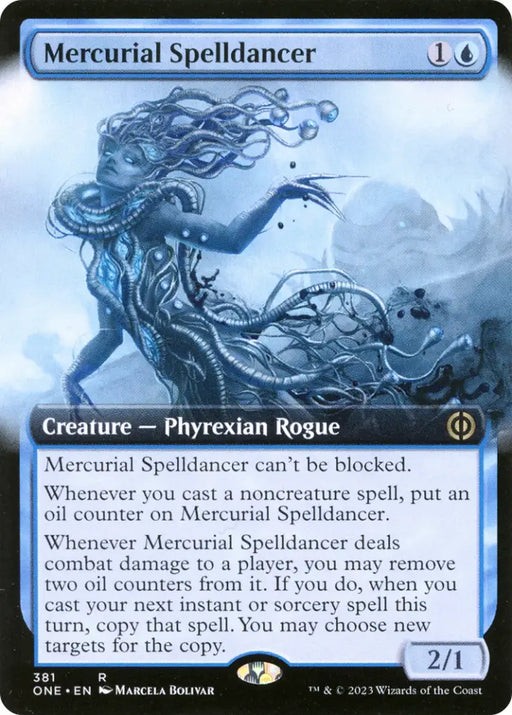 Mercurial Spelldancer (Extended Art) [Phyrexia: All Will Be One] - MTG Single