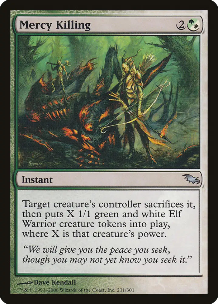 Mercy Killing [Shadowmoor] - MTG Single