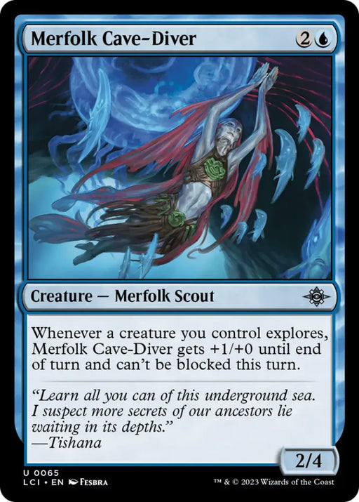 Merfolk Cave-Diver [The Lost Caverns of Ixalan] - MTG Single