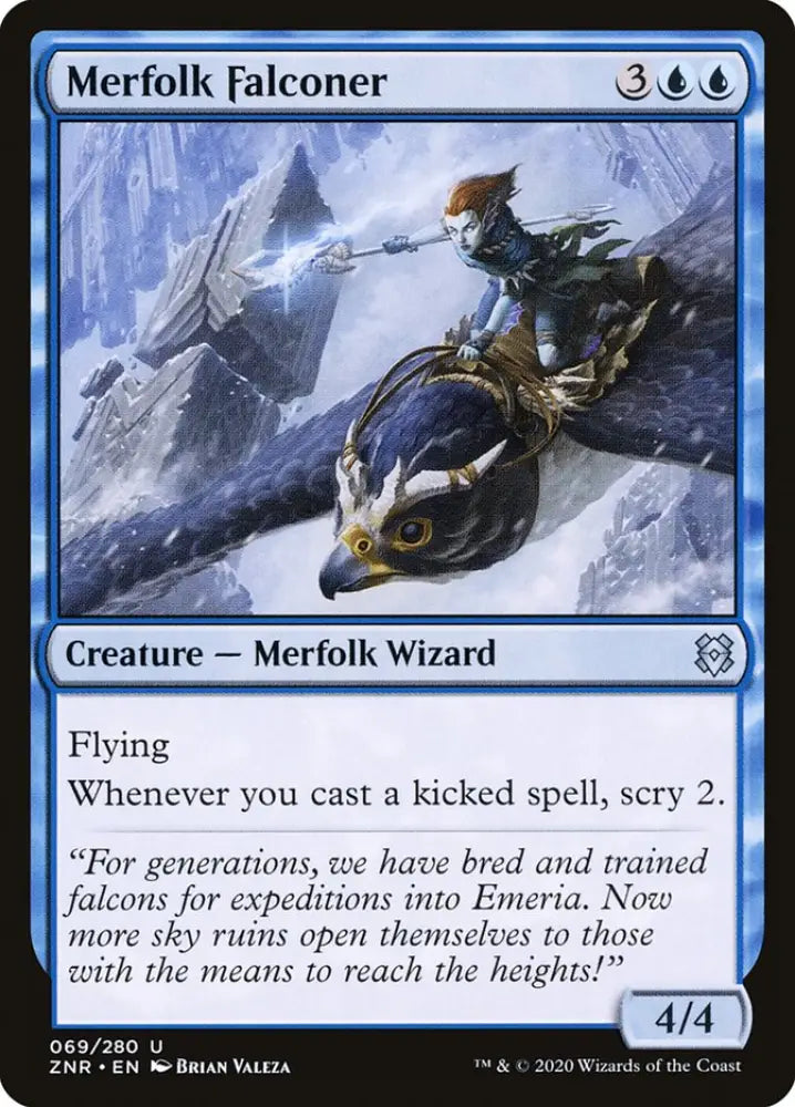 Merfolk Falconer [Zendikar Rising] - MTG Single
