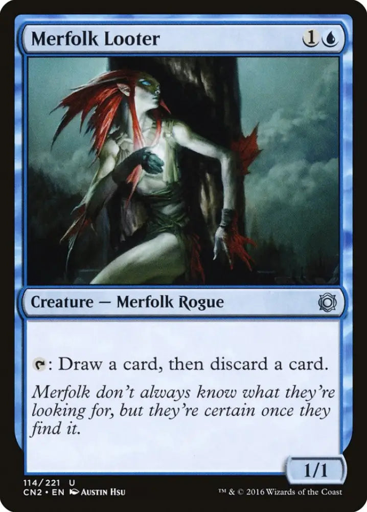 Merfolk Looter [Conspiracy: Take the Crown] - MTG Single