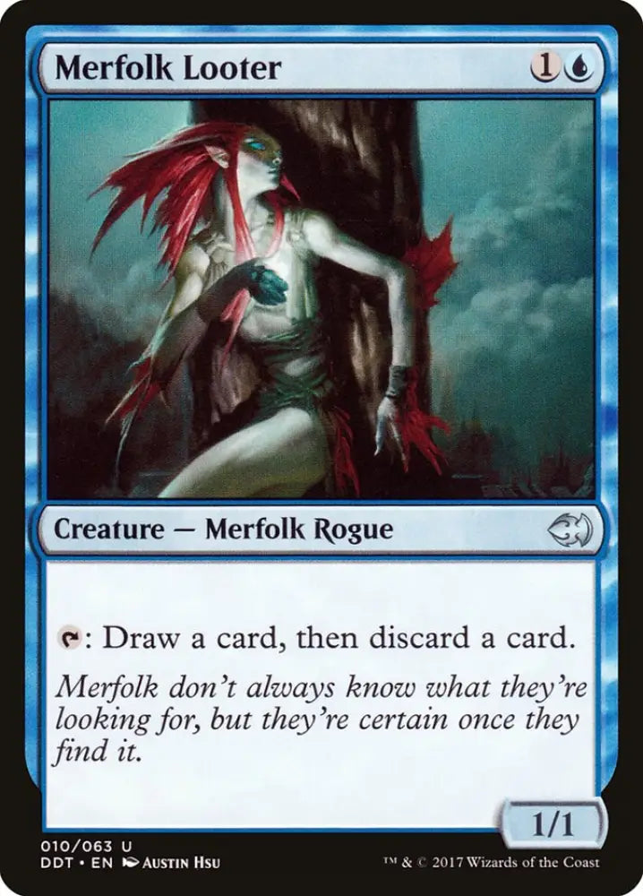 Merfolk Looter [Duel Decks: Merfolk vs. Goblins] - MTG Single