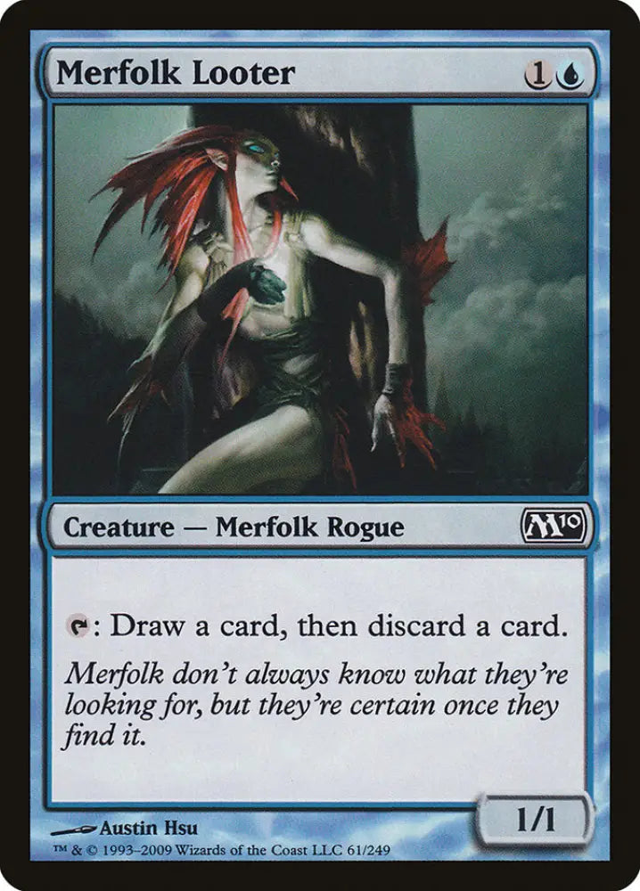 Merfolk Looter [Magic 2010] - MTG Single