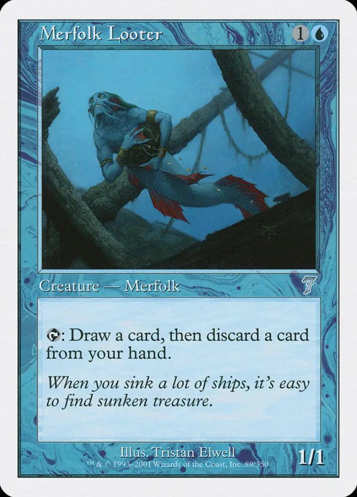 Merfolk Looter [Seventh Edition] - MTG Single