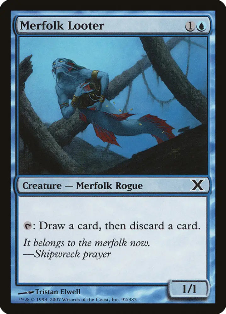 Merfolk Looter [Tenth Edition] - MTG Single