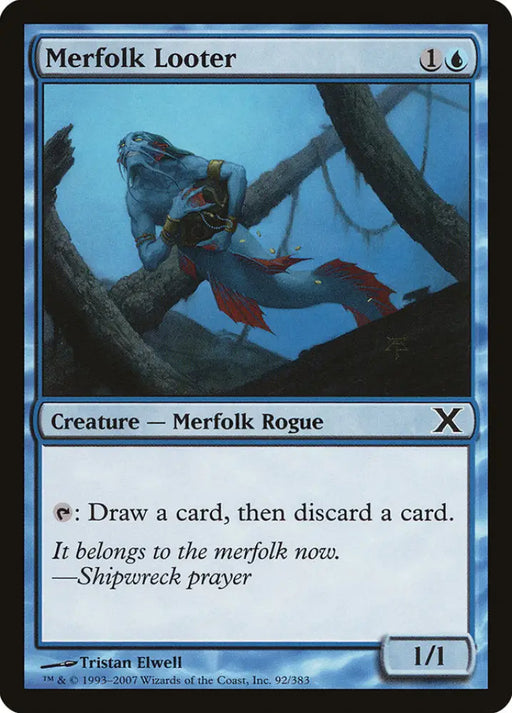 Merfolk Looter [Tenth Edition] - MTG Single