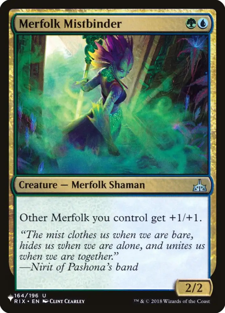 Merfolk Mistbinder [The List] - MTG Single