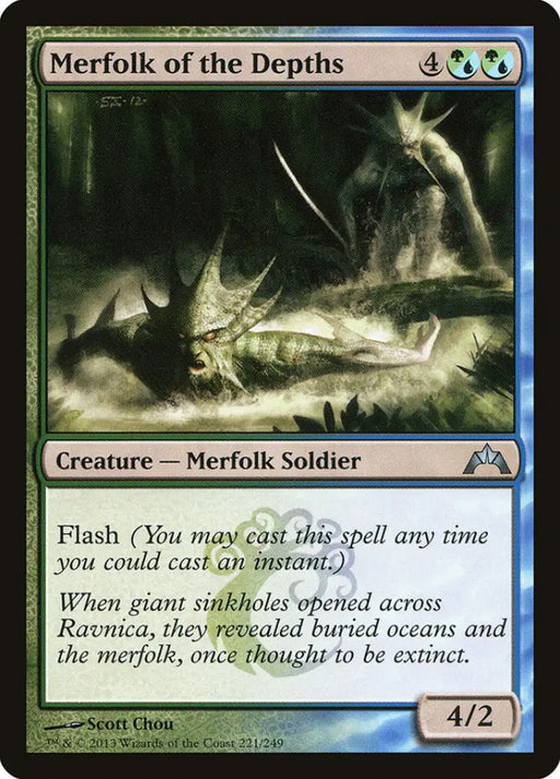 Merfolk of the Depths [Gatecrash] - MTG Single