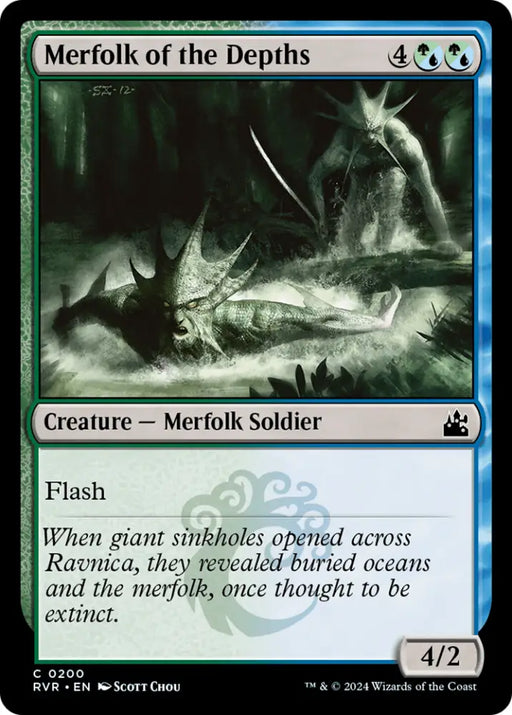 Merfolk of the Depths [Ravnica Remastered] - MTG Single