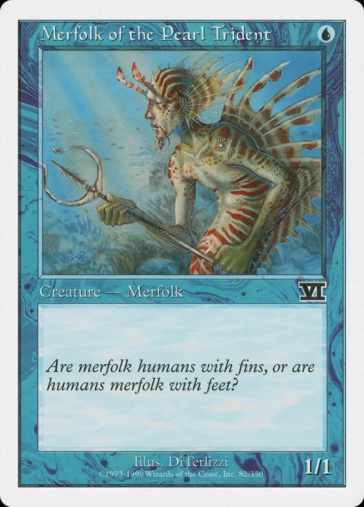 Merfolk of the Pearl Trident [Classic Sixth Edition] - MTG Single