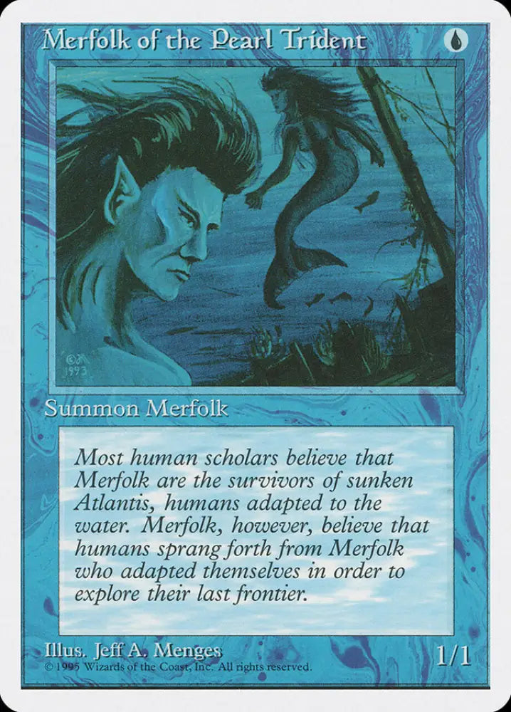 Merfolk of the Pearl Trident [Fourth Edition] - MTG Single