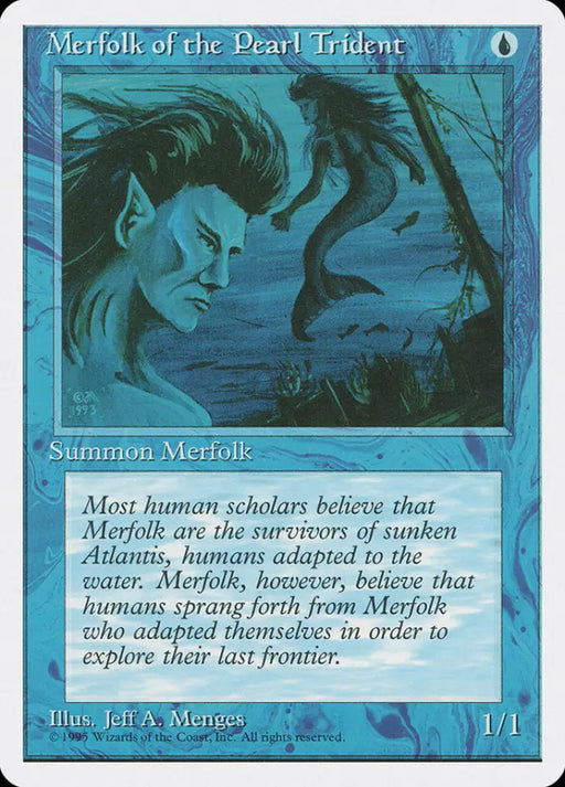 Merfolk of the Pearl Trident [Fourth Edition] - MTG Single