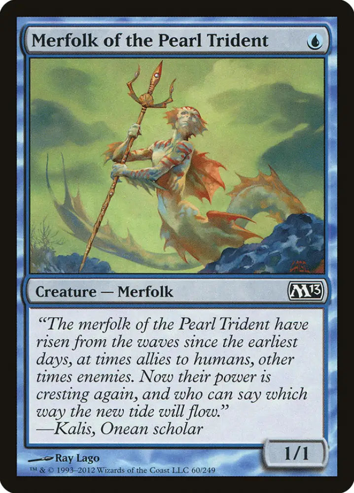Merfolk of the Pearl Trident [Magic 2013] - MTG Single