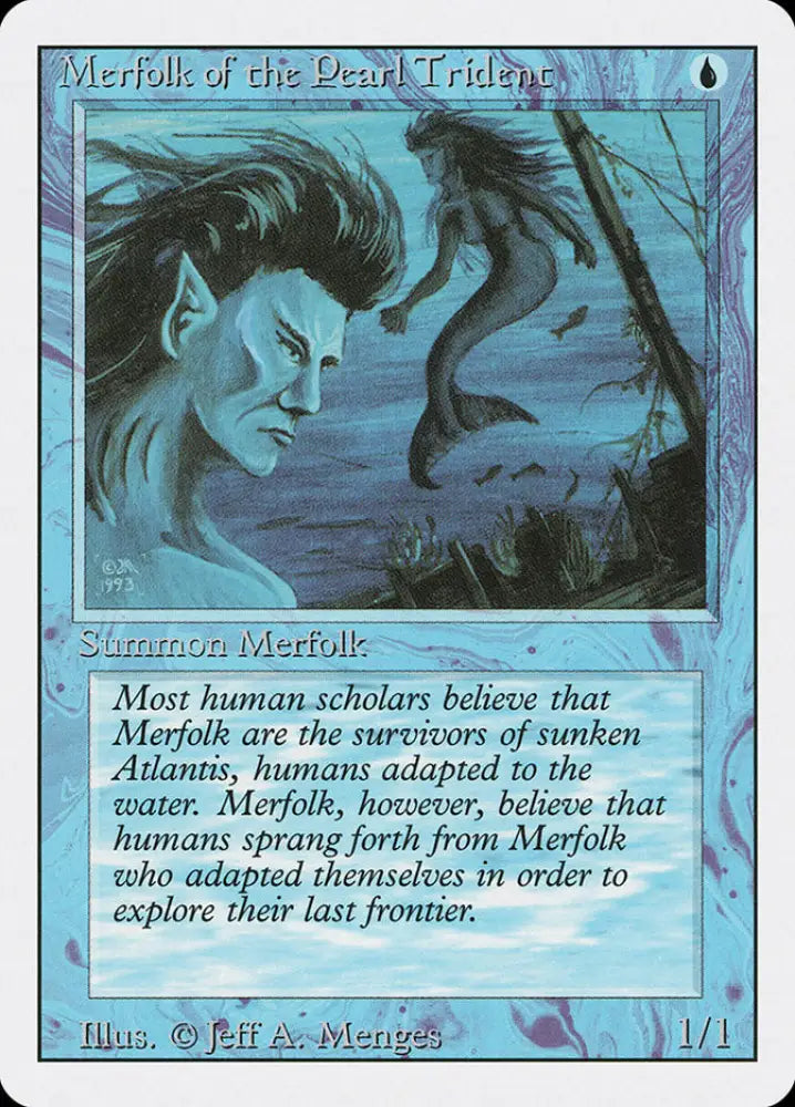 Merfolk of the Pearl Trident [Revised Edition] - MTG Single