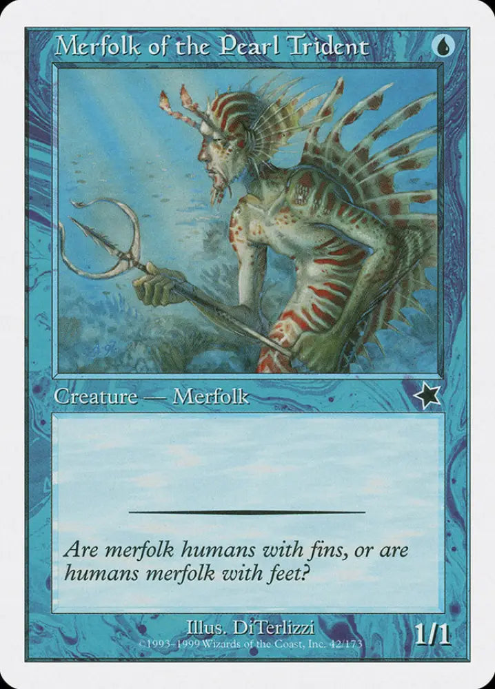 Merfolk of the Pearl Trident [Starter 1999] - MTG Single