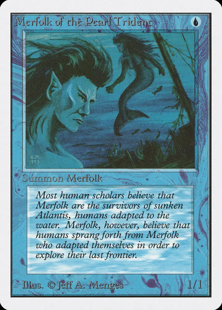 Merfolk of the Pearl Trident [Unlimited Edition] - MTG Single