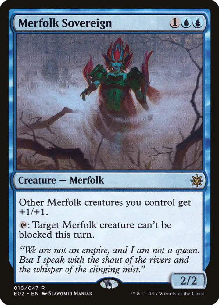 Merfolk Sovereign [Explorers of Ixalan] - MTG Single