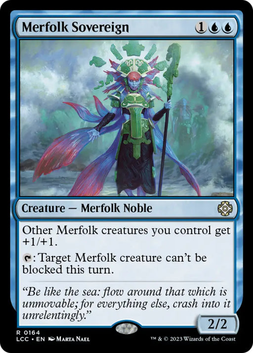 Merfolk Sovereign [The Lost Caverns of Ixalan Commander] - MTG Single