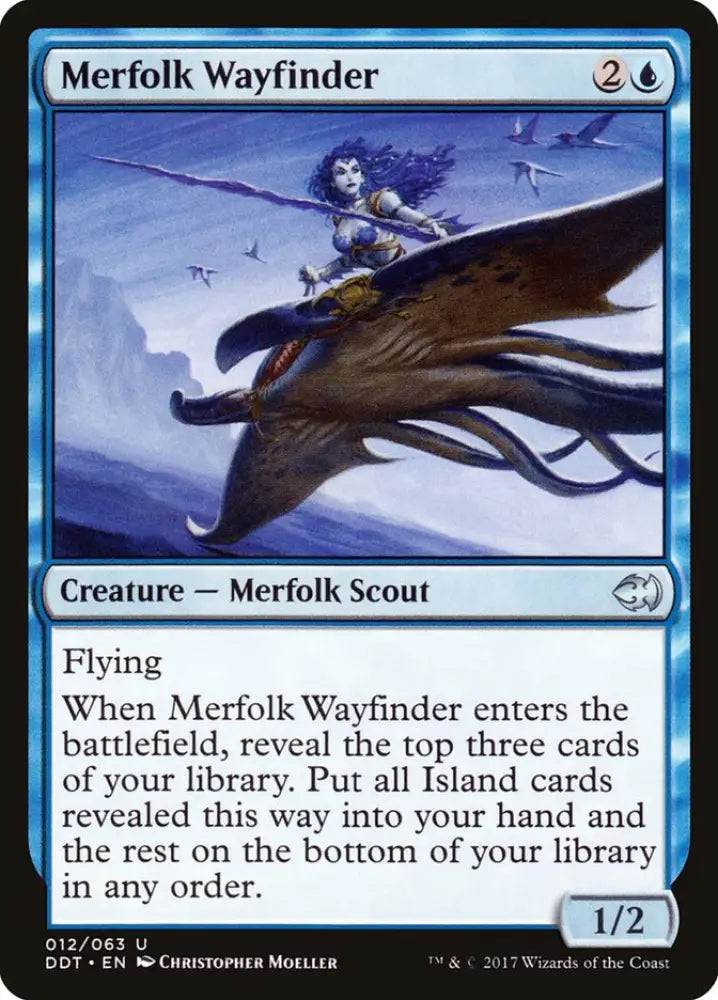 Merfolk Wayfinder [Duel Decks: Merfolk vs. Goblins] - MTG Single