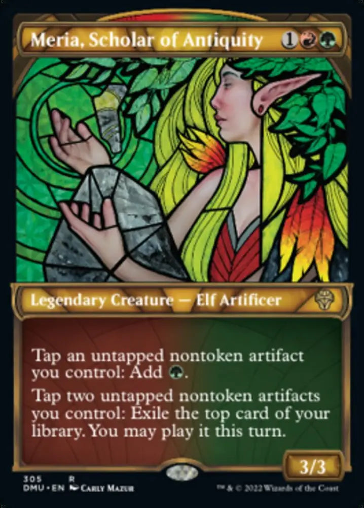 Meria Scholar of Antiquity (Showcase) [Dominaria United] - MTG Single