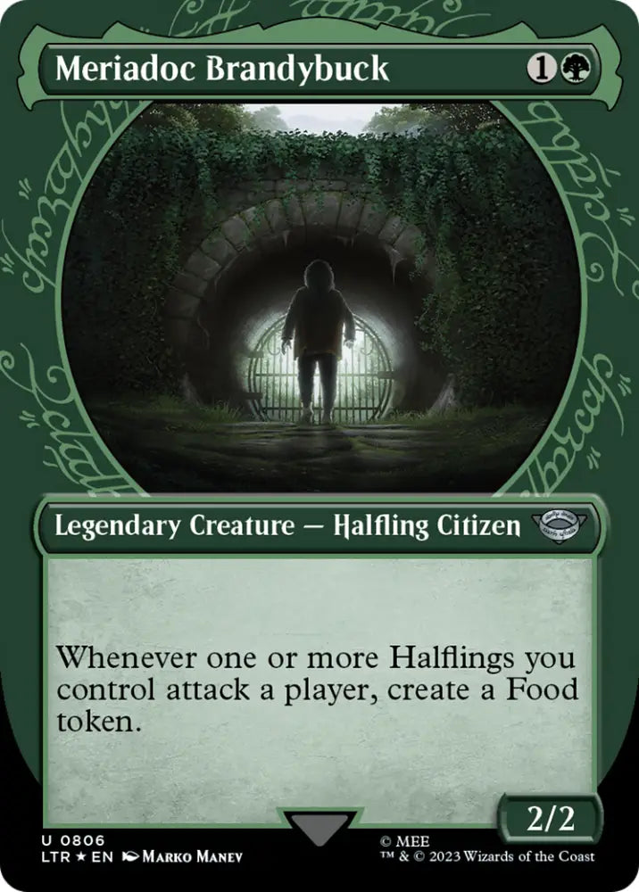 Meriadoc Brandybuck (Showcase) (Surge Foil) [The Lord of the Rings: Tales of Middle-Earth] - MTG Single