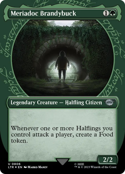 Meriadoc Brandybuck (Showcase) (Surge Foil) [The Lord of the Rings: Tales of Middle-Earth] - MTG Single
