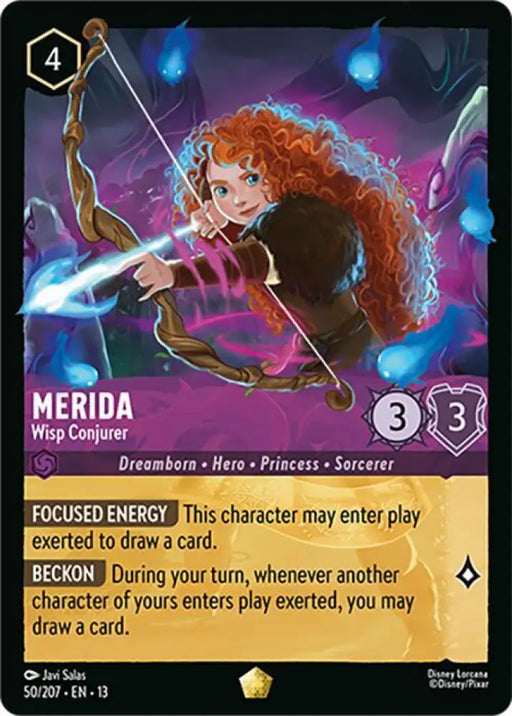 Merida - Wisp Conjurer (50/204) [Attack of the Vine!]