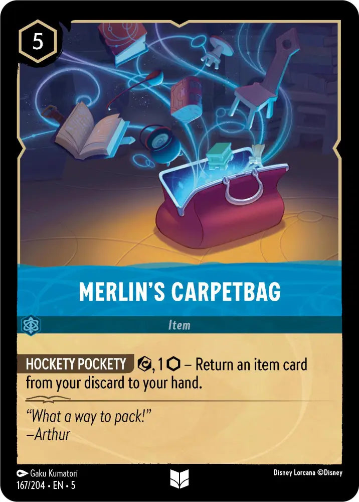Merlin’s Carpetbag (167/204) [Shimmering Skies] - Lorcana Single